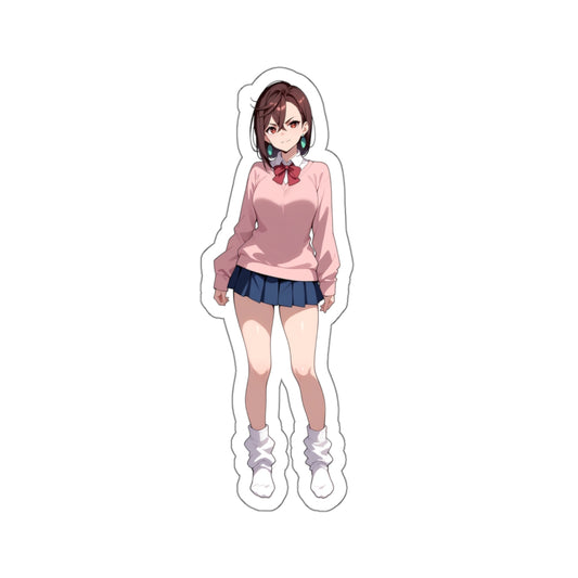 Window Decals - Momo Ayase - DanDaDan001 - Kiss-Cut Stickers