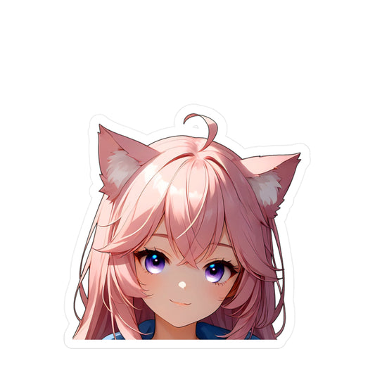 Nyatasha001 - Peeker - Kiss-Cut Vinyl Decals