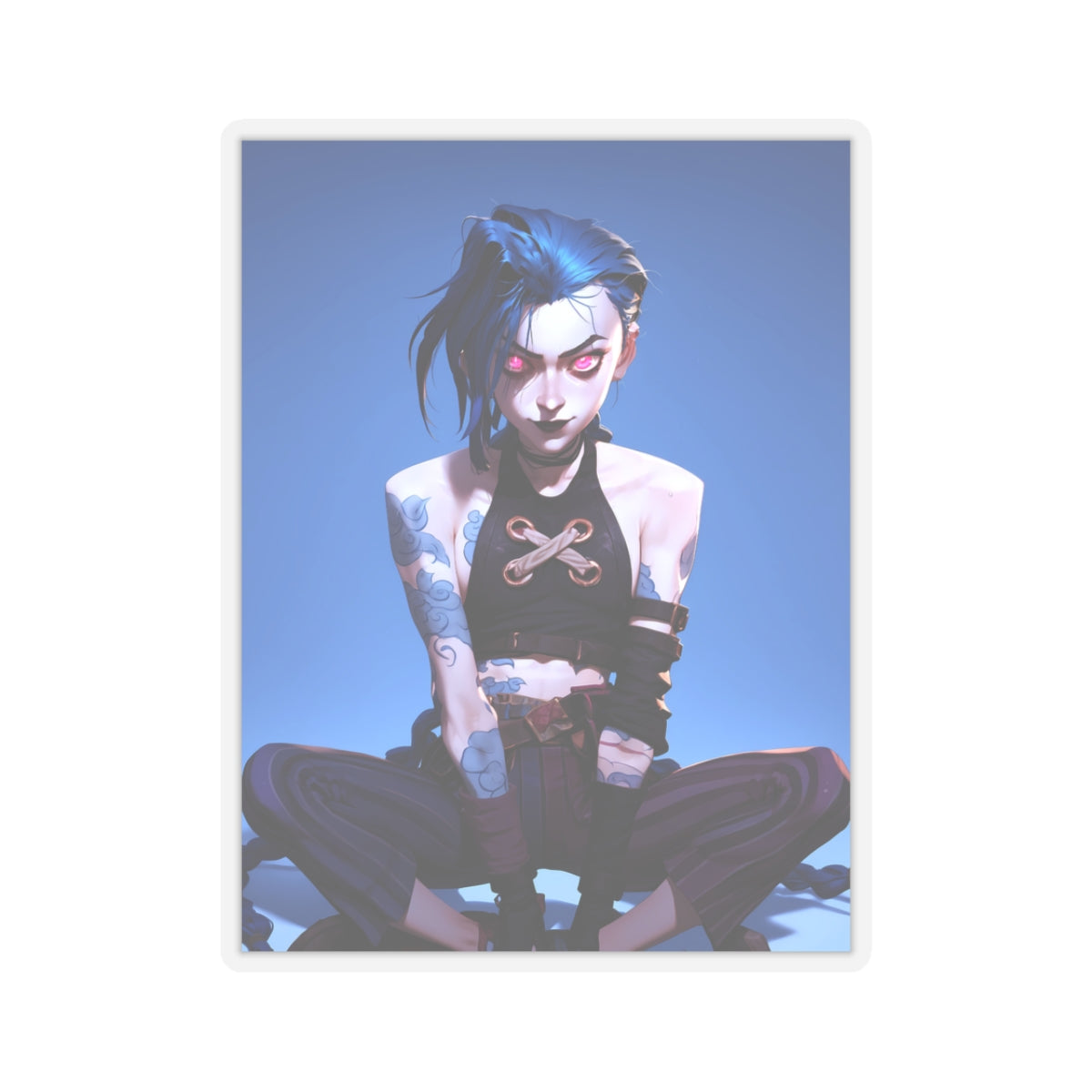 Jinx - Arcane - Anime Stickers-1203 - Kiss-Cut Stickers