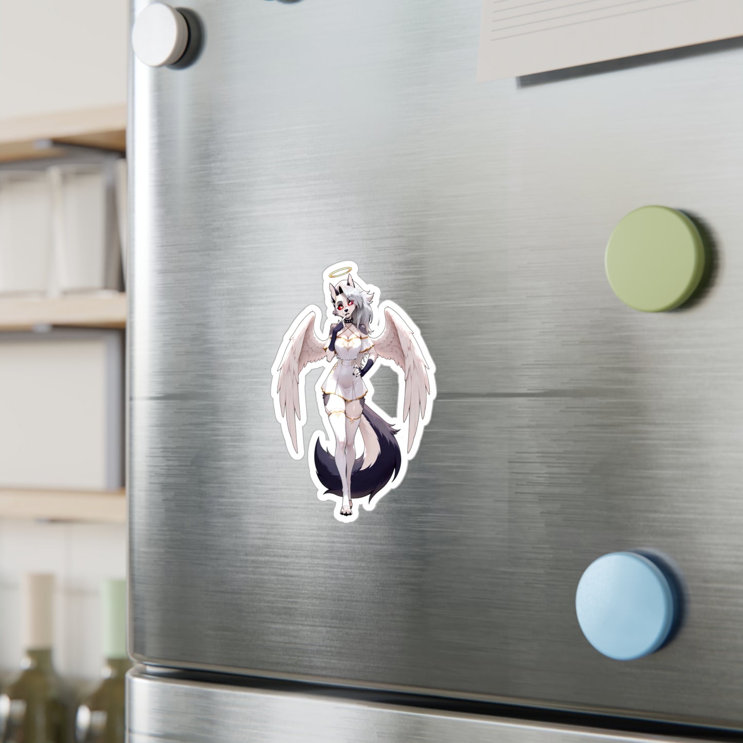Loona Angel001 - Anime Waifu DieCut Stickers