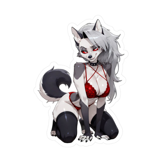 Loona Lingerie001 - Hellhound Die Cut Sticker