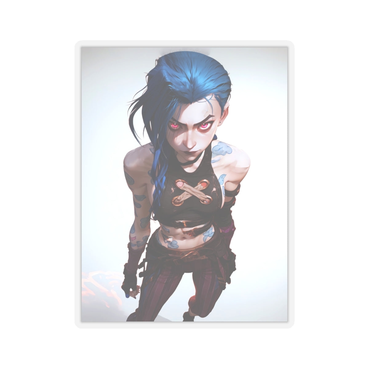 Jinx - Arcane - Anime Stickers-1205 - Kiss-Cut Stickers