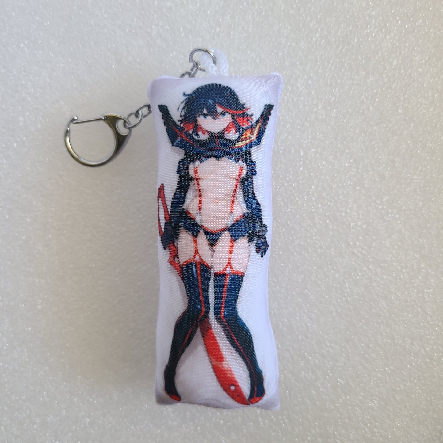 Ryuko Matoi Mini Dakimakura Keychain: Anime Plush Bag Charm - AdehnoryGifts