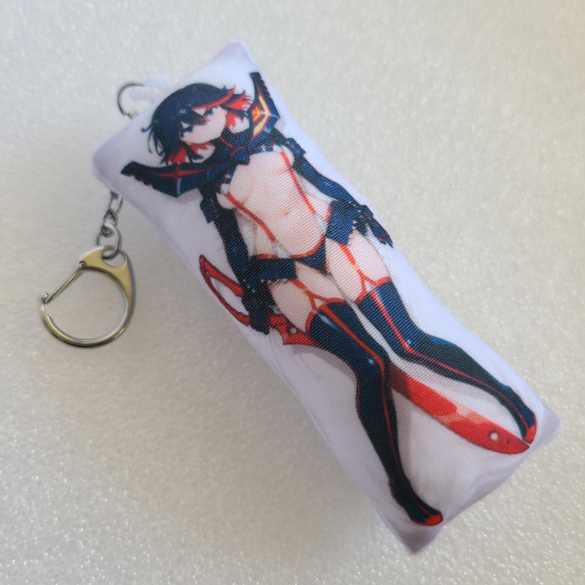 Ryuko Matoi Mini Dakimakura Keychain: Anime Plush Bag Charm - AdehnoryGifts