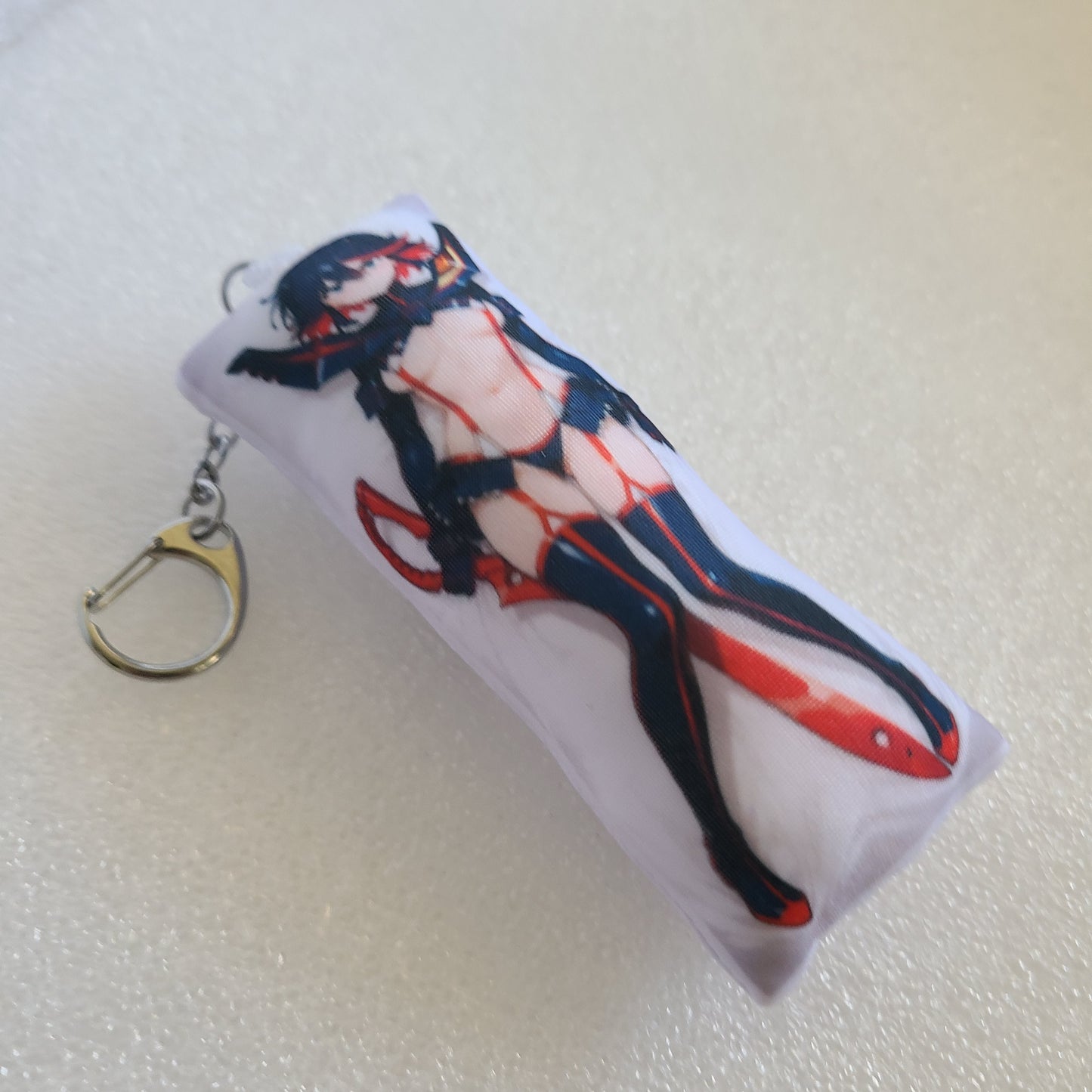 Ryuko Matoi Mini Dakimakura Keychain: Anime Plush Bag Charm - AdehnoryGifts