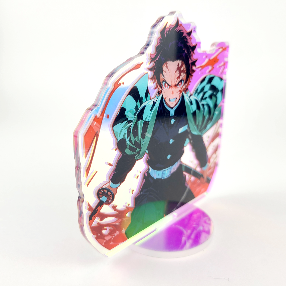 Tanjiro Rainbow Acrylic Standee – 10cm Double-Sided