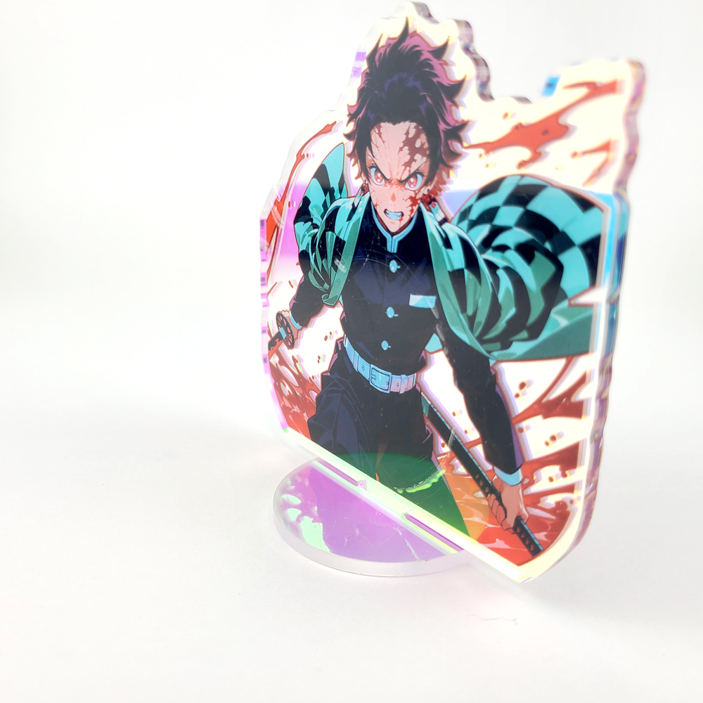 Tanjiro Rainbow Acrylic Standee – 10cm Double-Sided