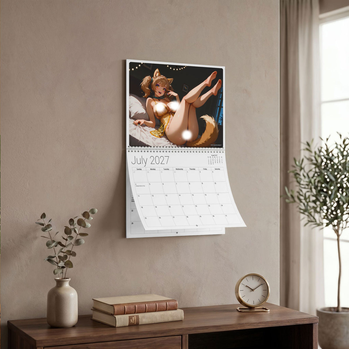 2027 Naughty InuGirl Wall Calendar