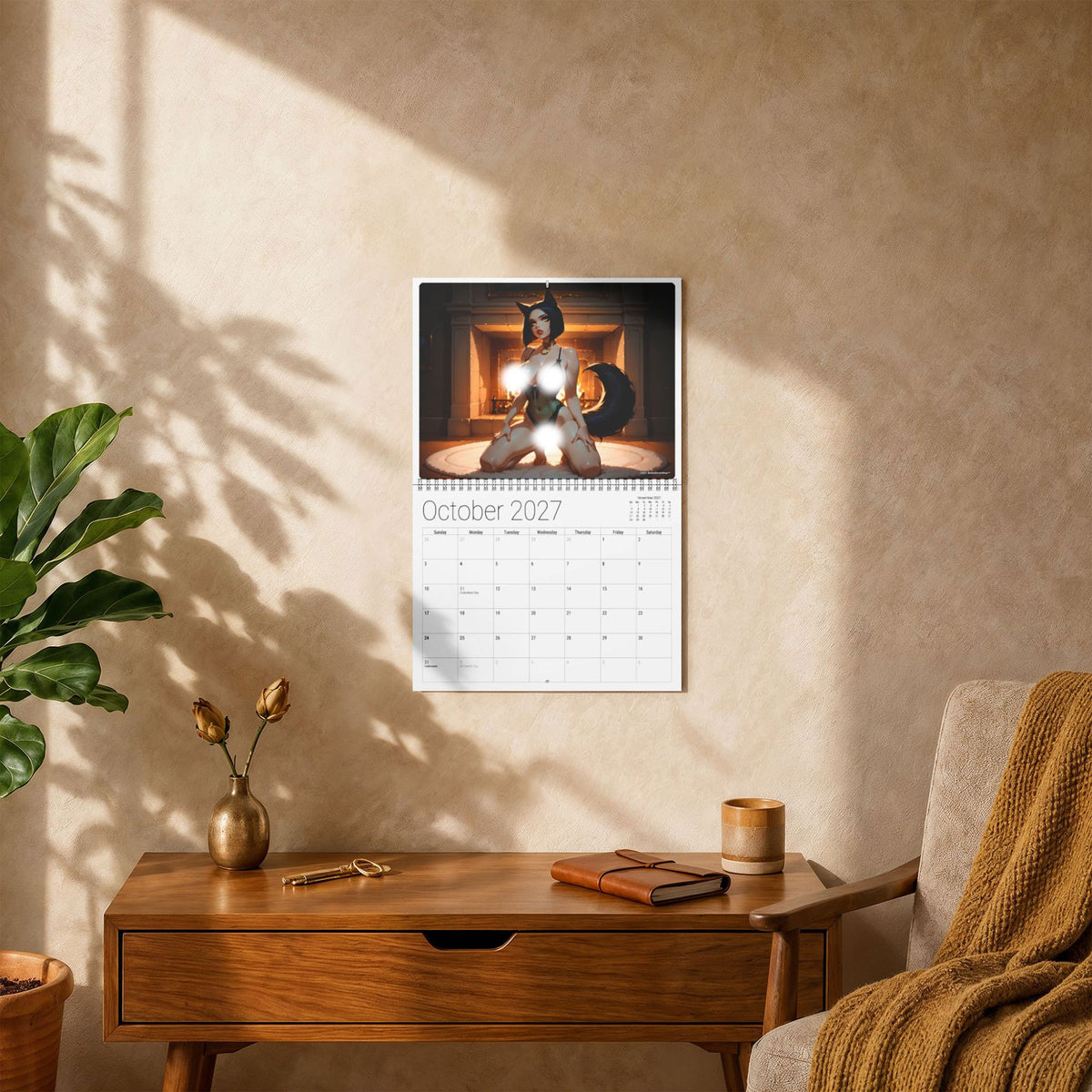 2027 Naughty InuGirl Wall Calendar