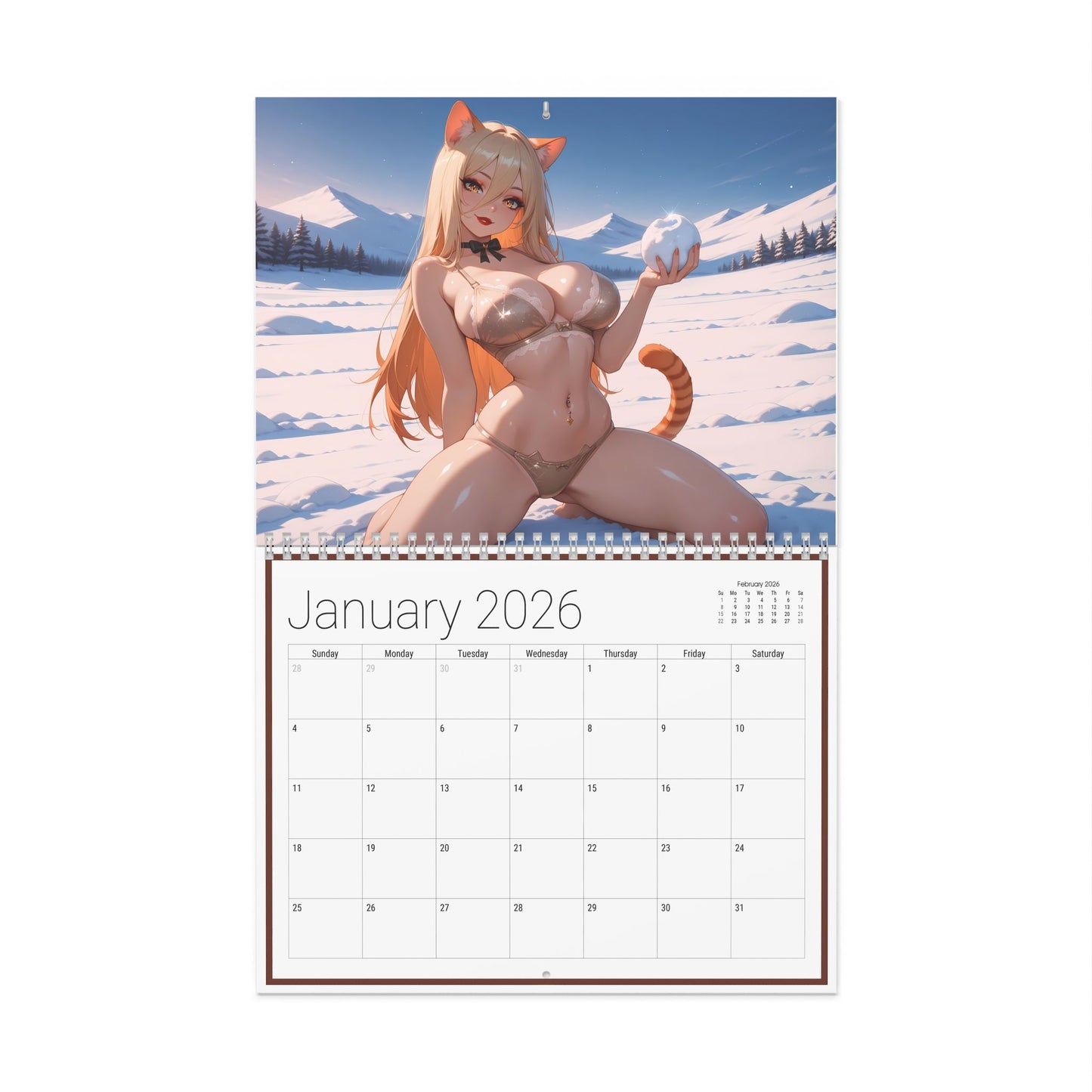 2026 Neko Girl Calendar Vol. 3