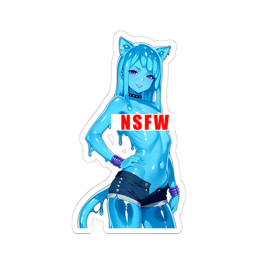 Window Decals1384 - Slime Girl - NSFW - Kiss-Cut Stickers