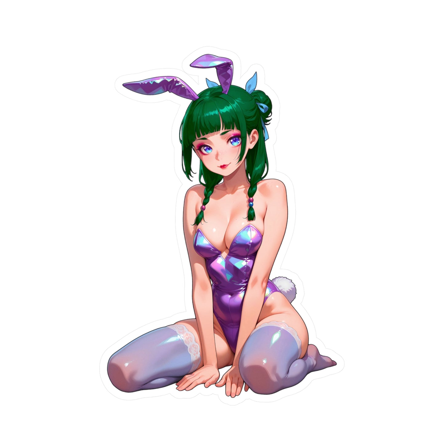 Bunny Girl-MaoMao003  Vinyl Sticker - Kiss-Cut Vinyl Decals - AdehnoryGifts