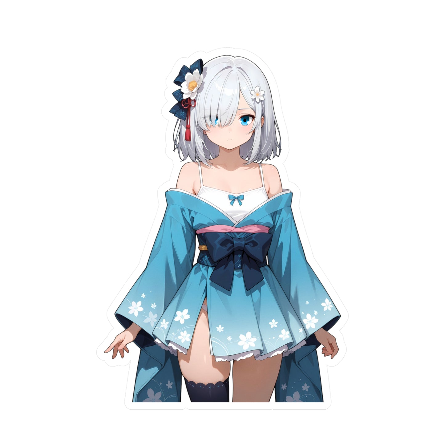 Ren Isuzu001 - Anime Waifu DieCut Stickers