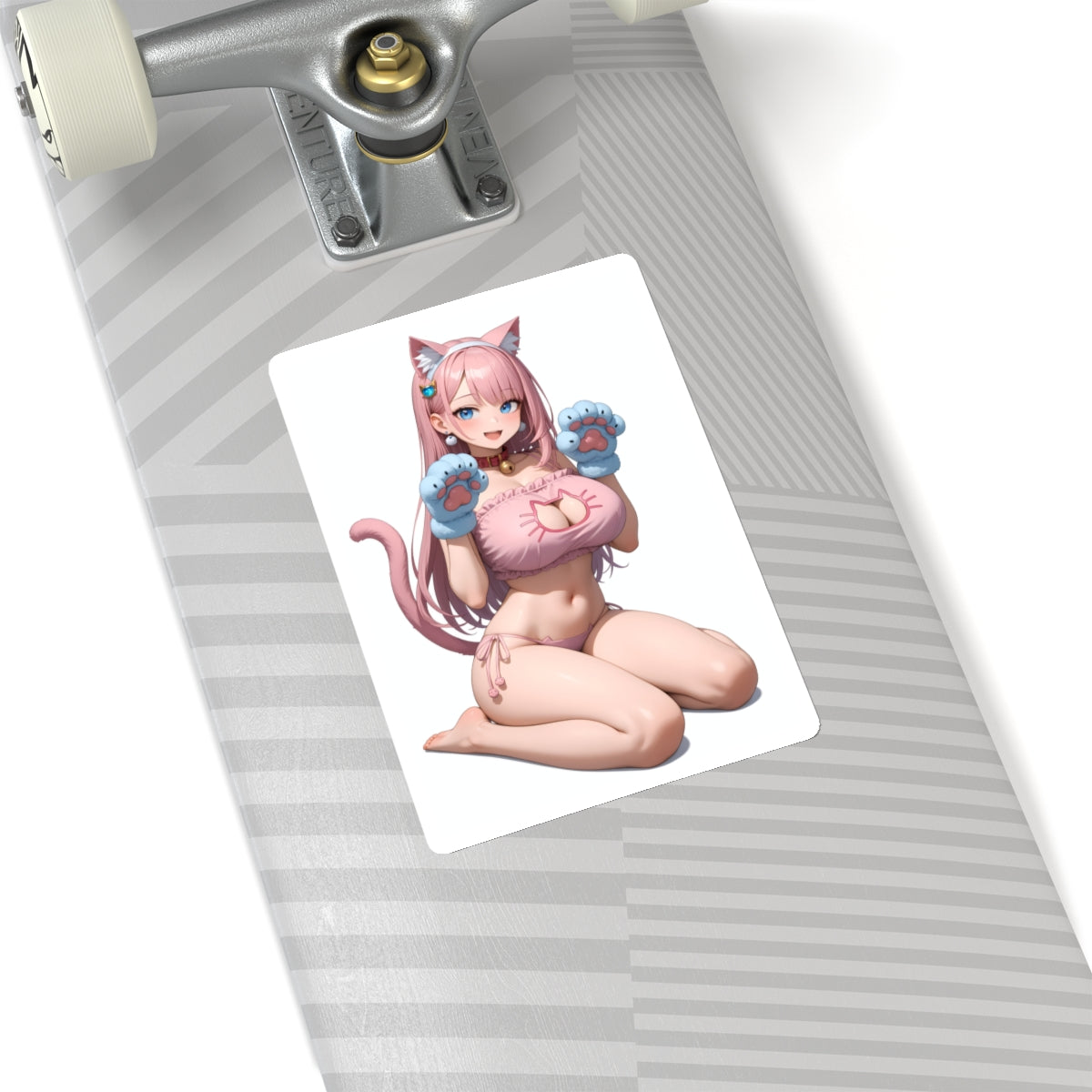 Anime Neko Girl Stickers-1243 - Kiss-Cut Stickers