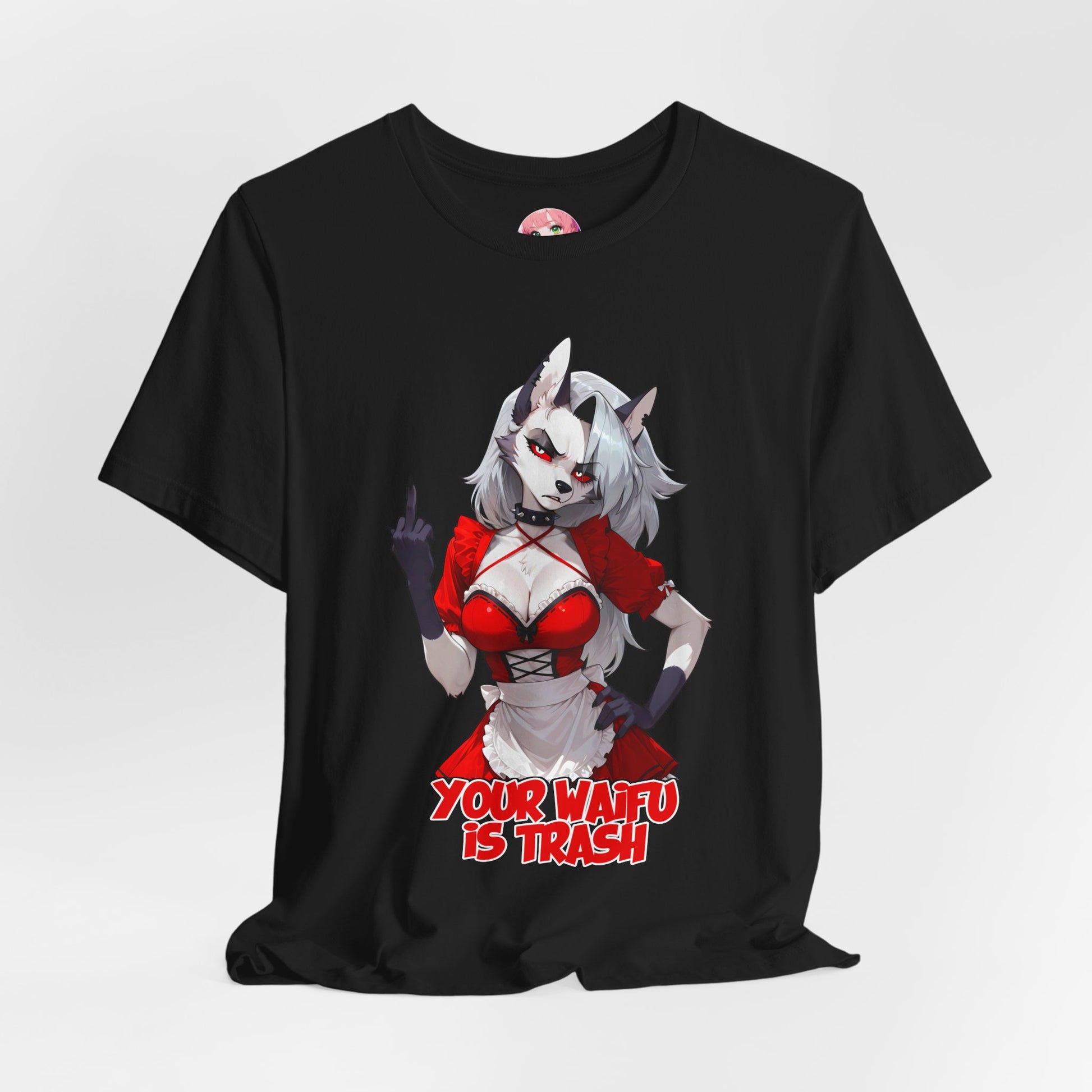 “Your Waifu Is Trash” - Loona Anime - Helluva Boss Inspired Graphic Tee - AdehnoryGifts