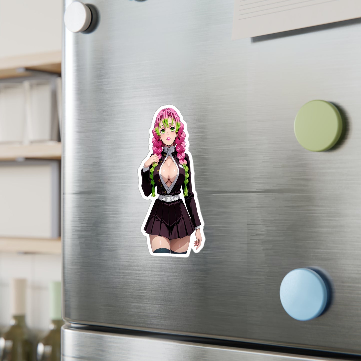 Mitsuri Kanroji002 - Demon Slayer Waifu - Kiss-Cut Vinyl Decals