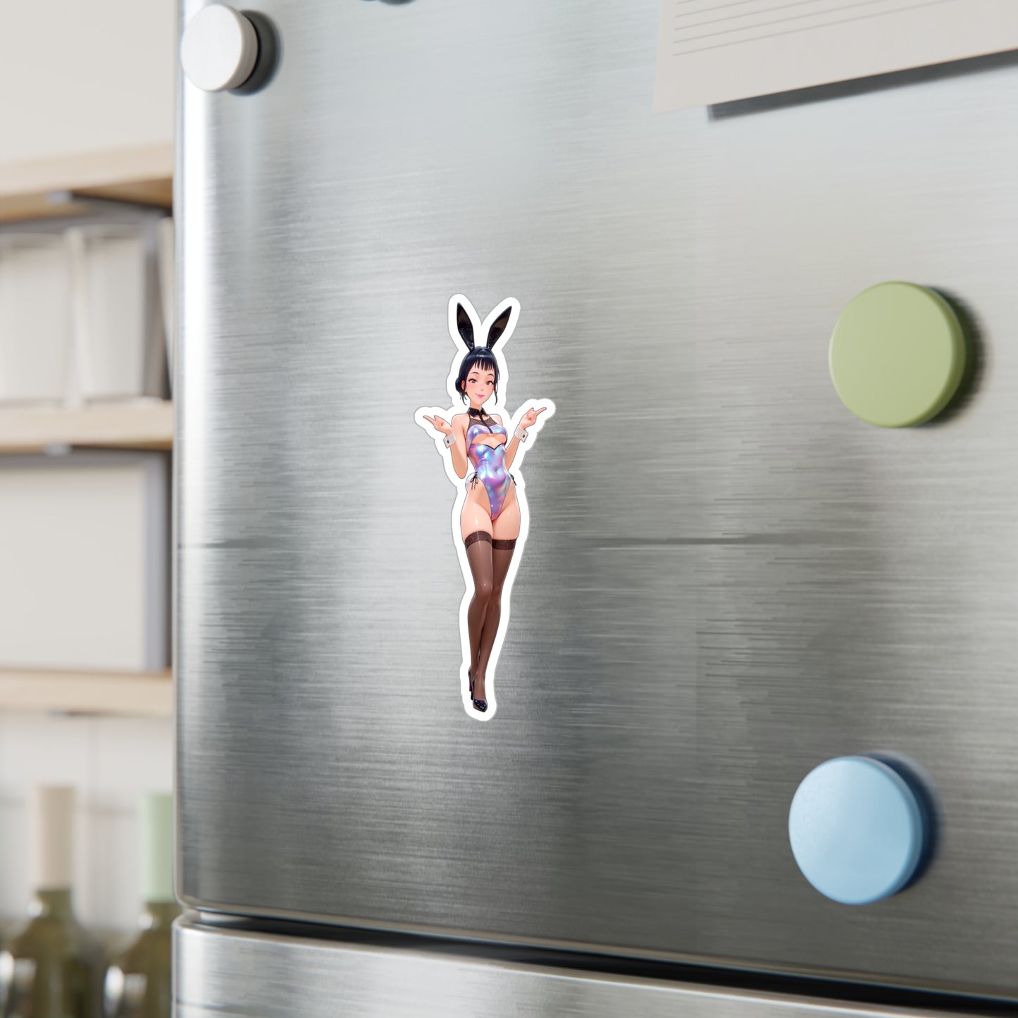 Bunny Girl-Zoey002  Vinyl Sticker - Kiss-Cut Vinyl Decals - AdehnoryGifts