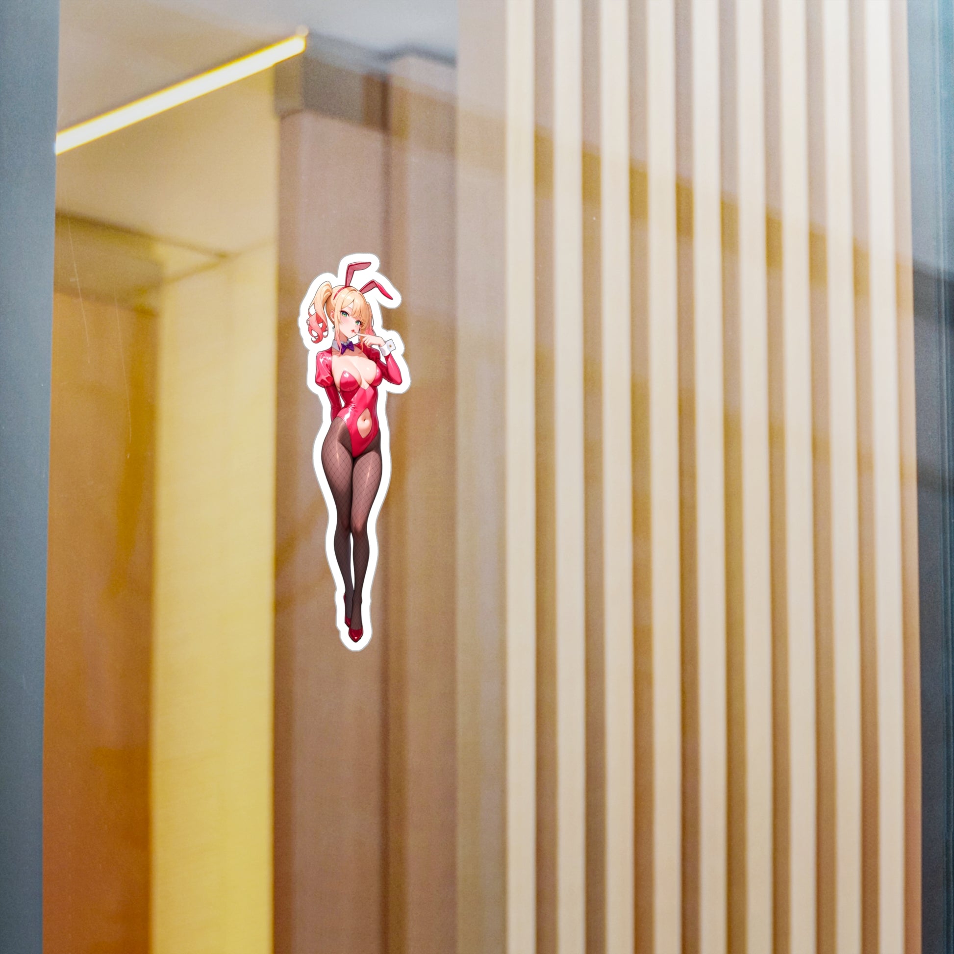 Bunny Girl-002  Vinyl Sticker - Kiss-Cut Vinyl Decals - AdehnoryGifts