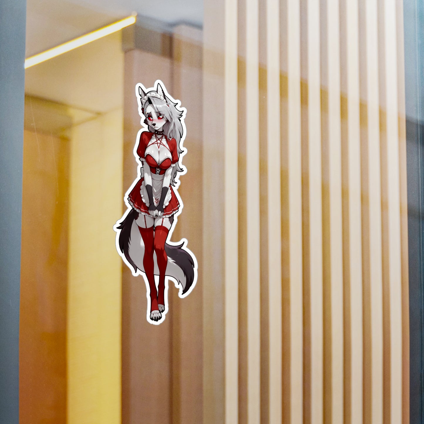 Loona Maid002 - Anime Waifu DieCut Stickers