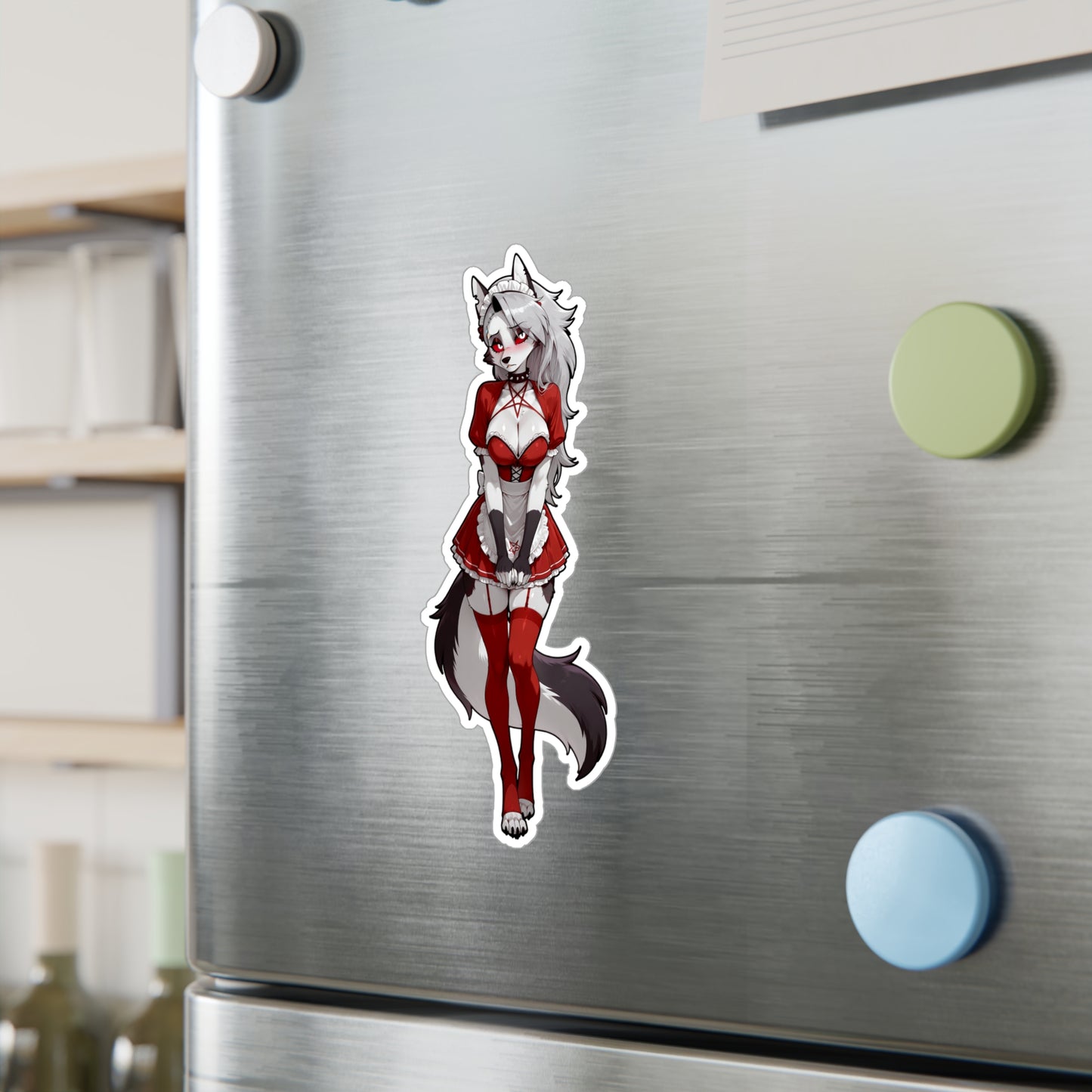 Loona Maid002 - Anime Waifu DieCut Stickers
