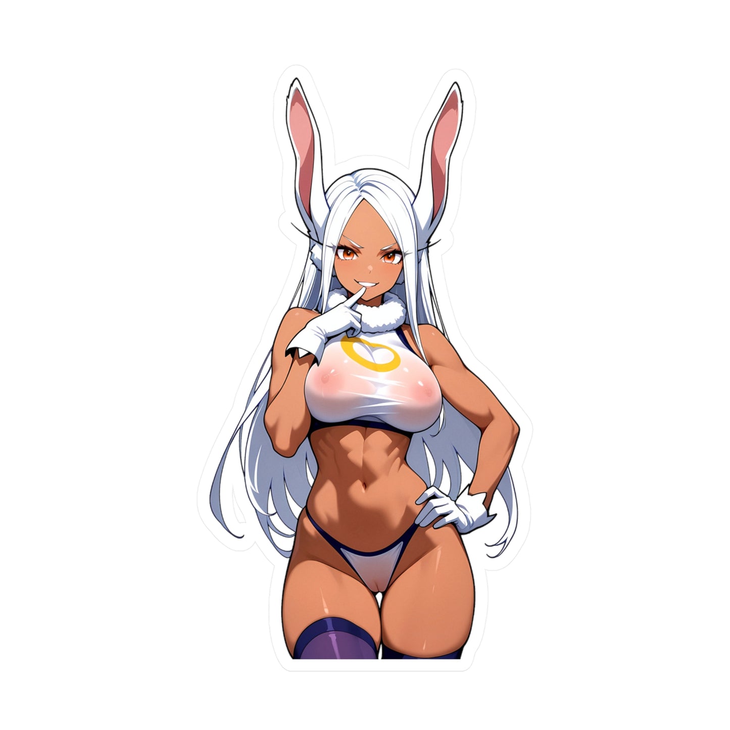 Mature - Mirko Bikini - Anime Waifu DieCut Stickers