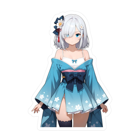 Ren Isuzu001 - Anime Waifu DieCut Stickers