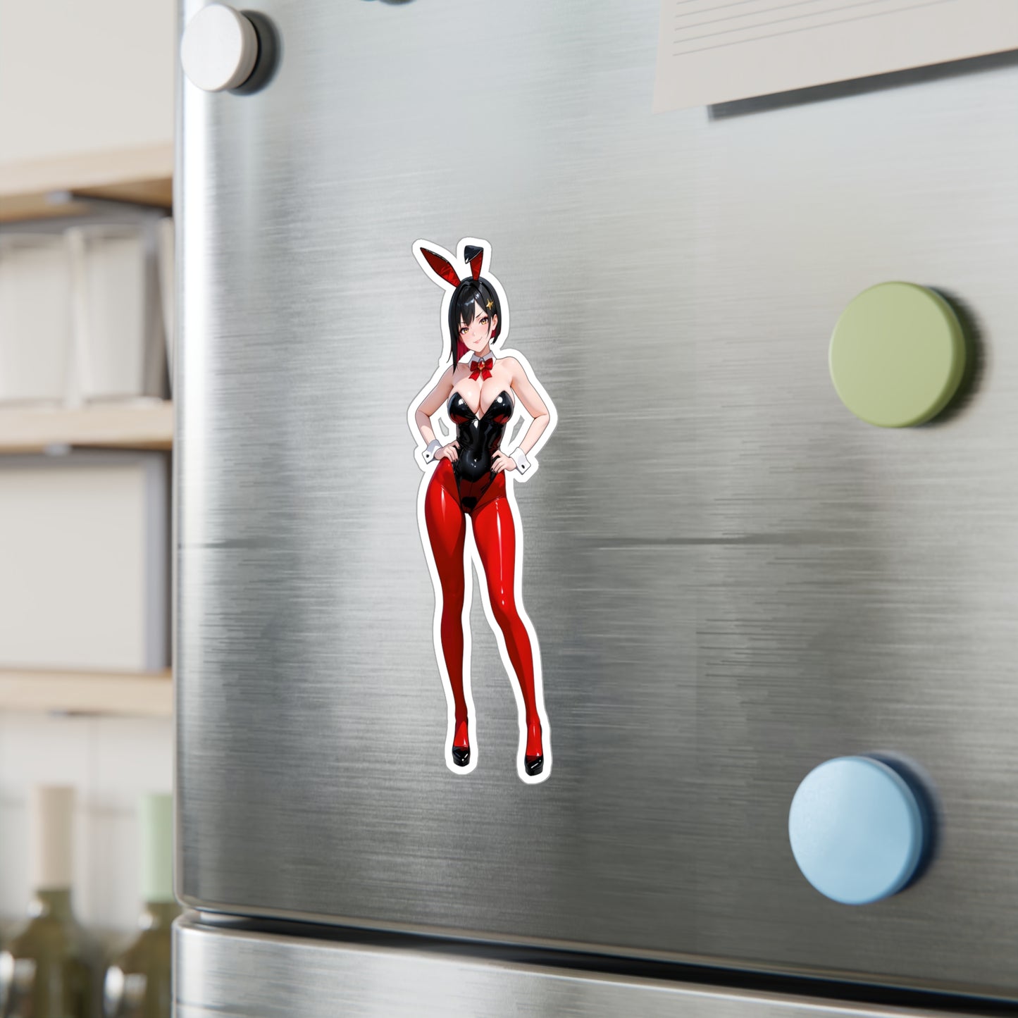 Bunny Girl-005  Vinyl Sticker - Kiss-Cut Vinyl Decals - AdehnoryGifts