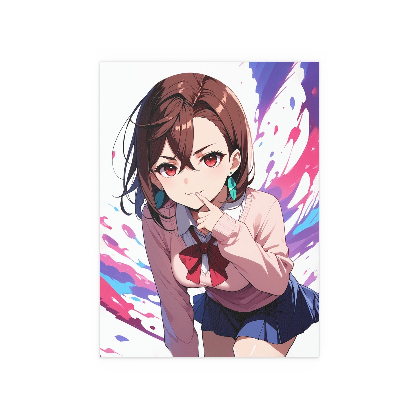 Momo Ayase - DanDaDan - Indoor and Outdoor Silk Posters