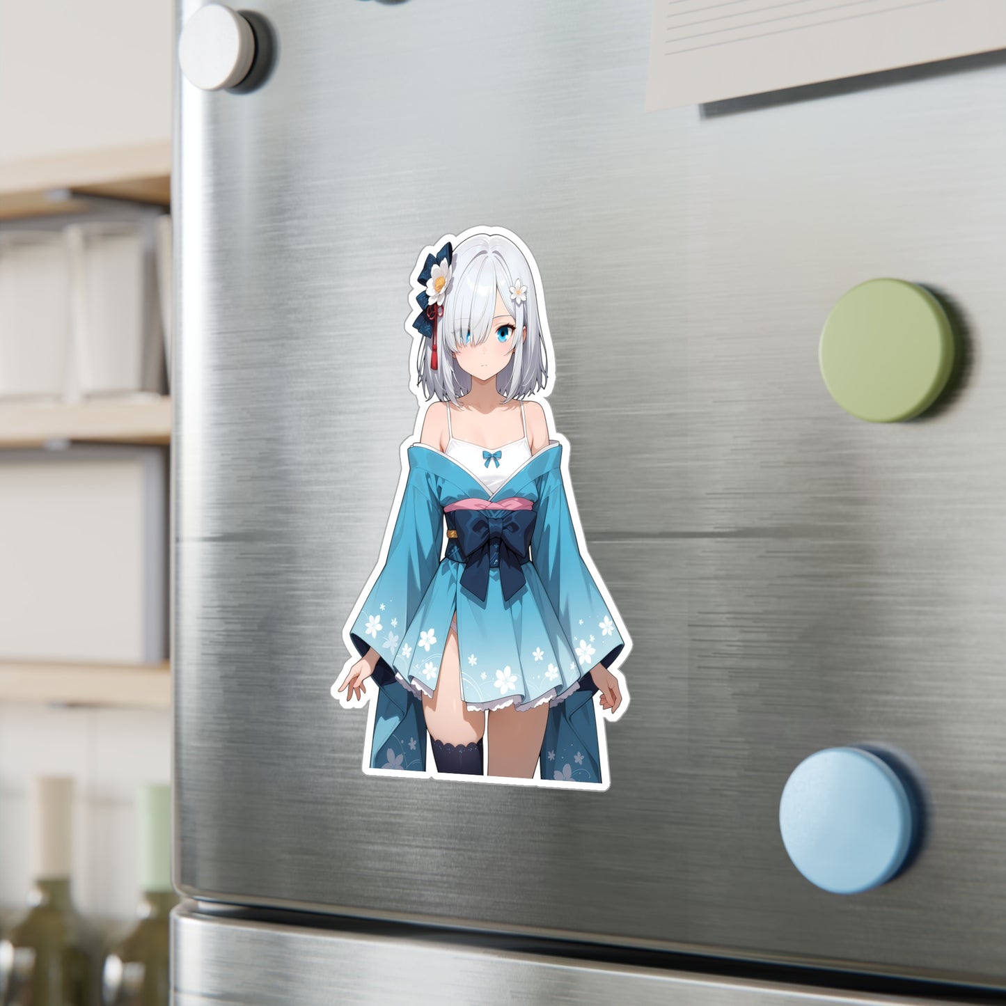 Ren Isuzu001 - Anime Waifu DieCut Stickers