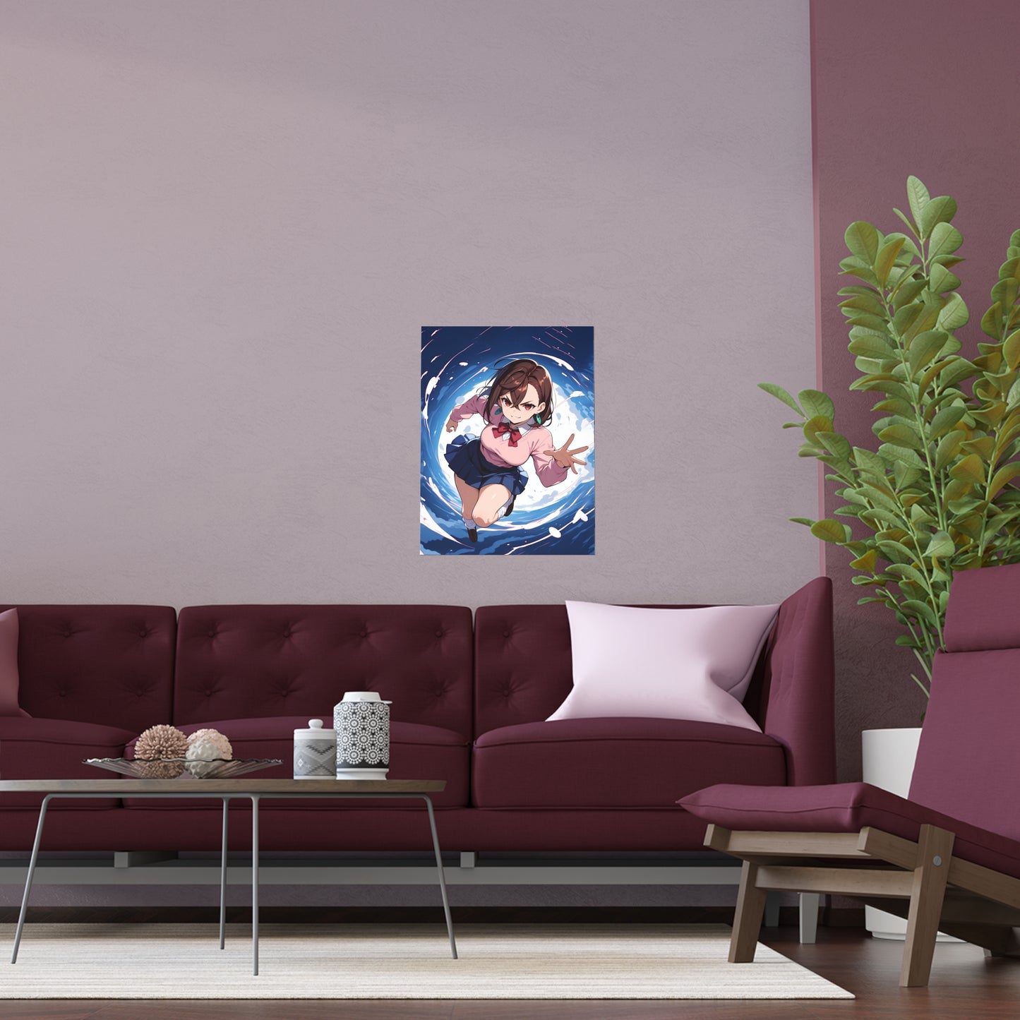 Momo Ayase - DanDaDan - Indoor and Outdoor Silk Posters