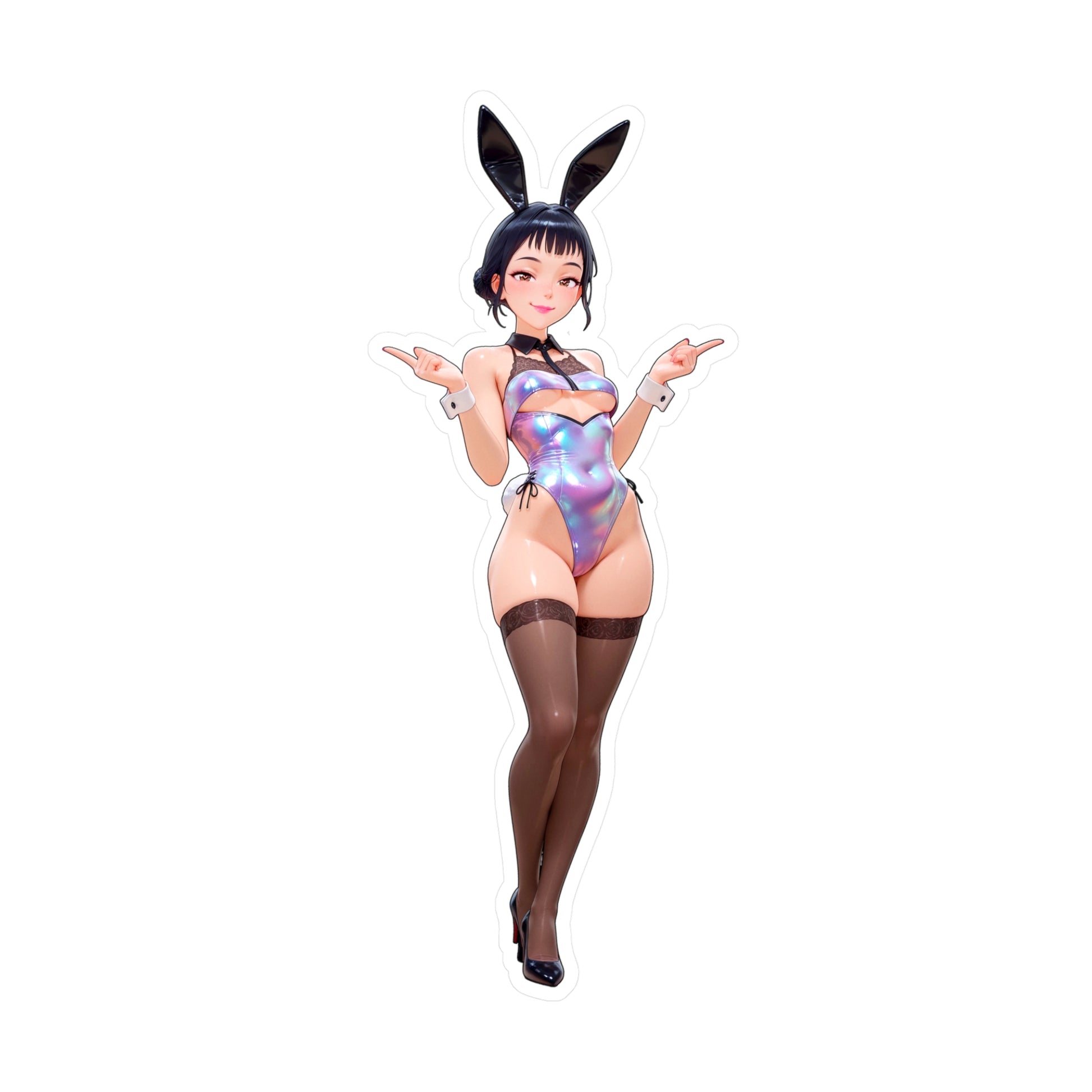 Bunny Girl-Zoey002  Vinyl Sticker - Kiss-Cut Vinyl Decals - AdehnoryGifts