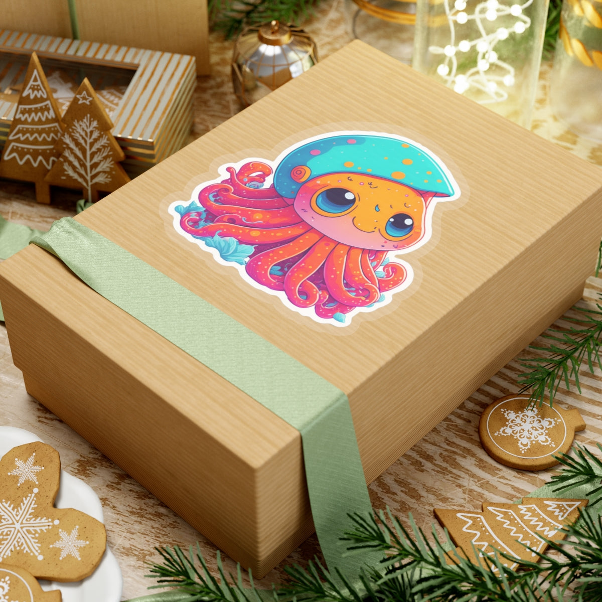 Octopuss 001 Kiss-Cut Stickers