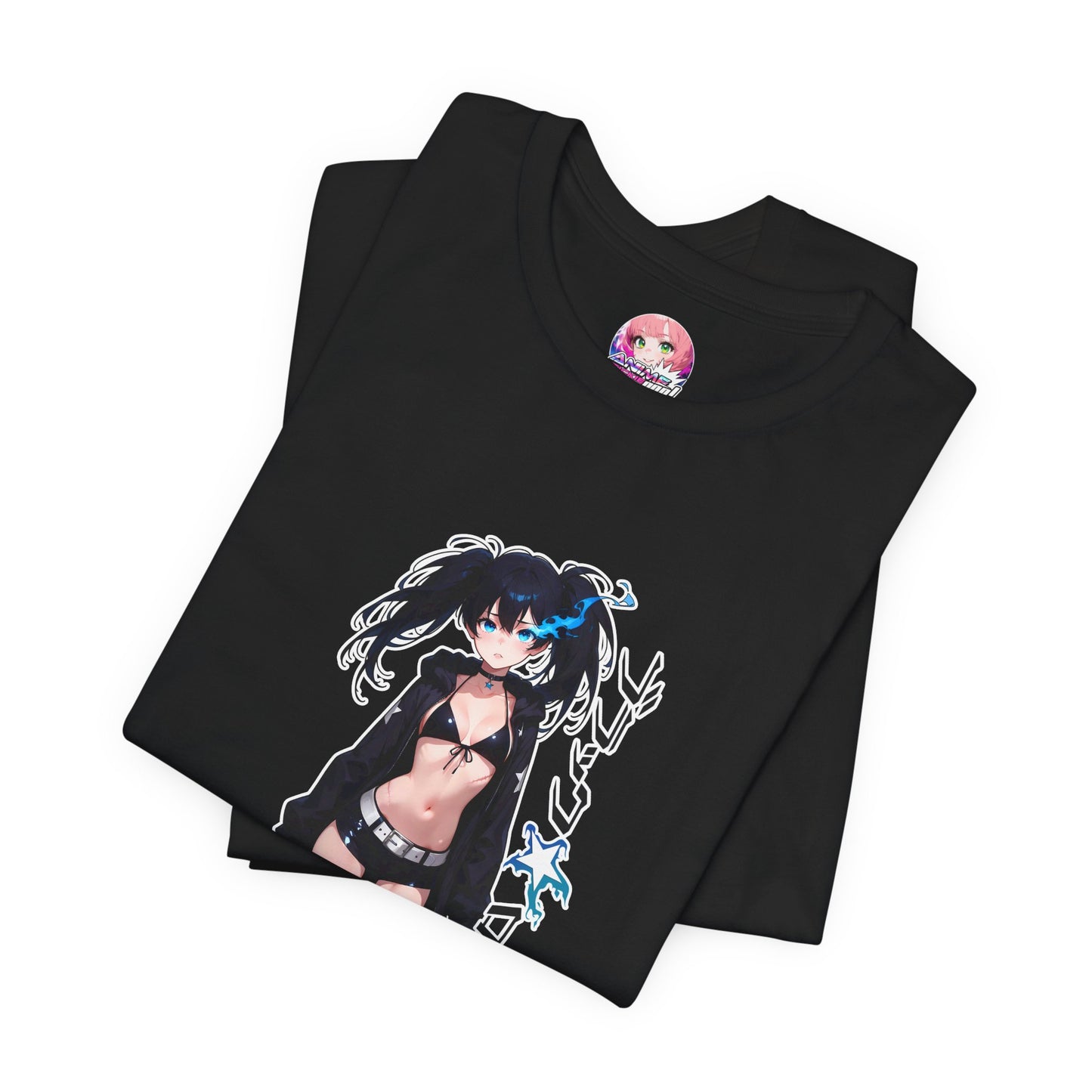 Black Rock Shooter001 T-Shirt – Black Rock Shooter Inspired Anime Graphic Tee