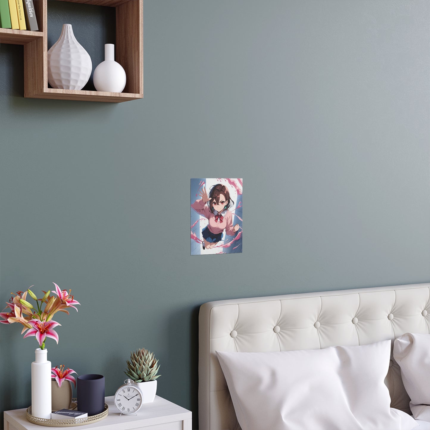 Momo Ayase - DanDaDan - Indoor and Outdoor Silk Posters