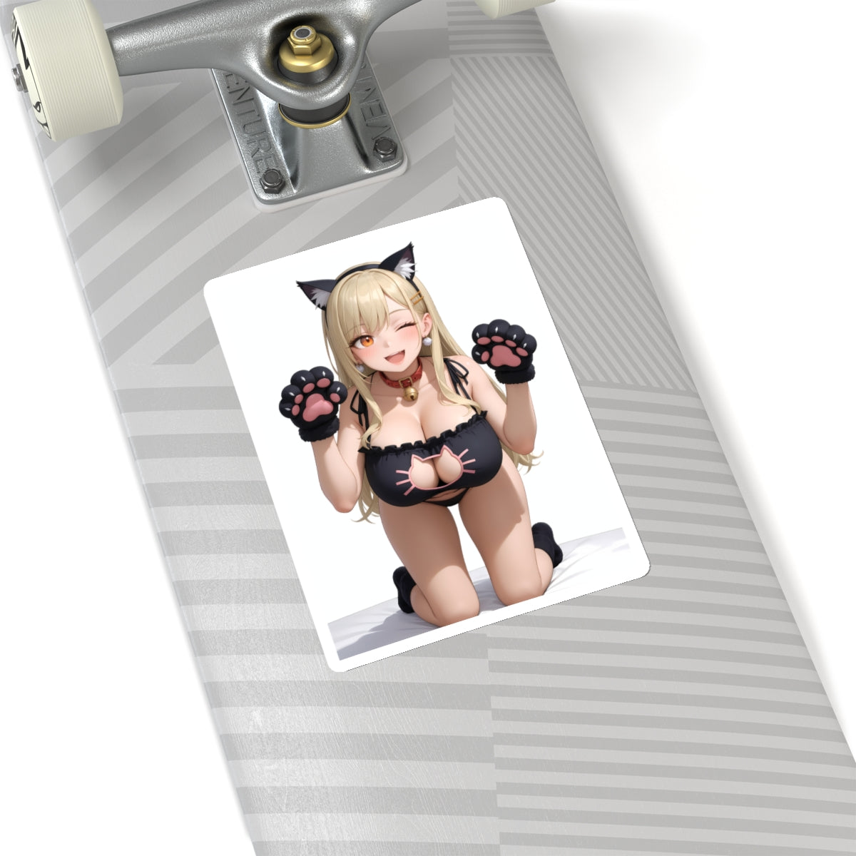 Anime Neko Girl Stickers-1238 - Kiss-Cut Stickers