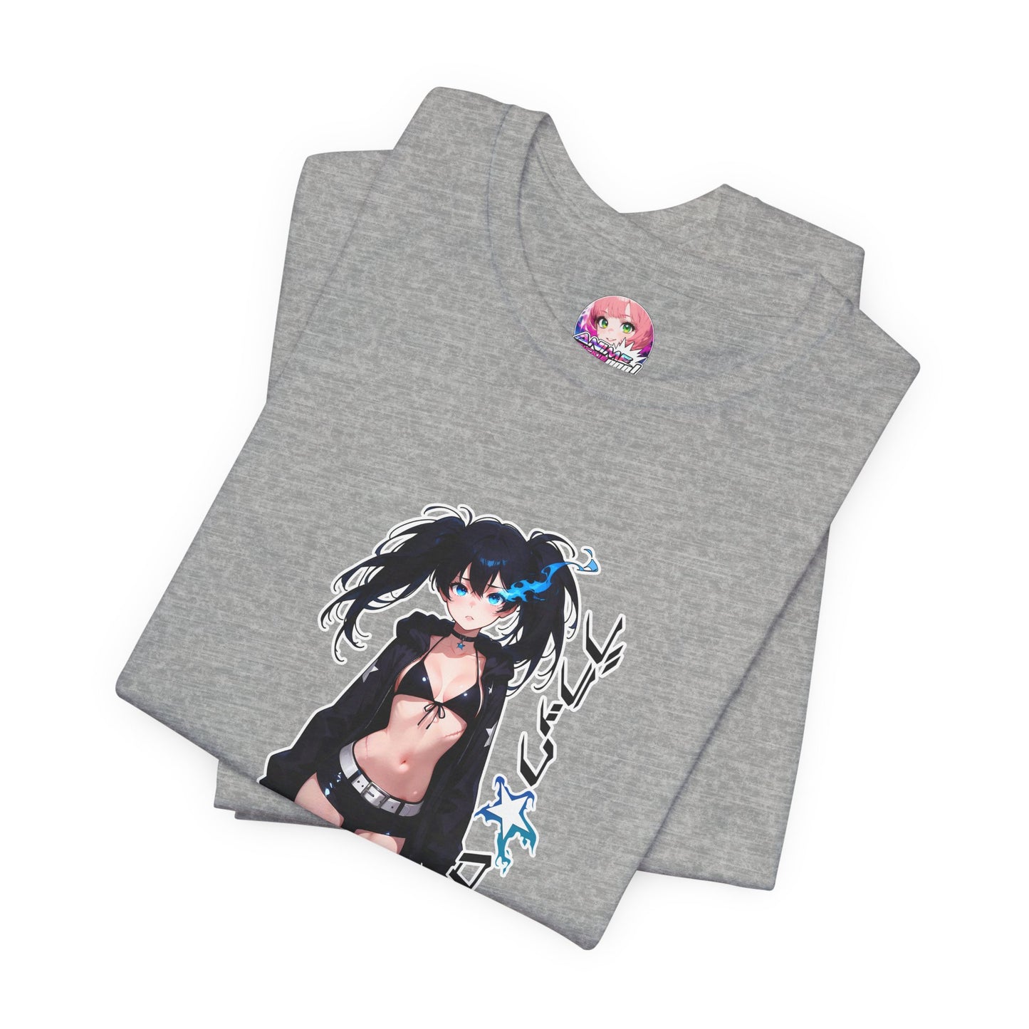 Black Rock Shooter001 T-Shirt – Black Rock Shooter Inspired Anime Graphic Tee