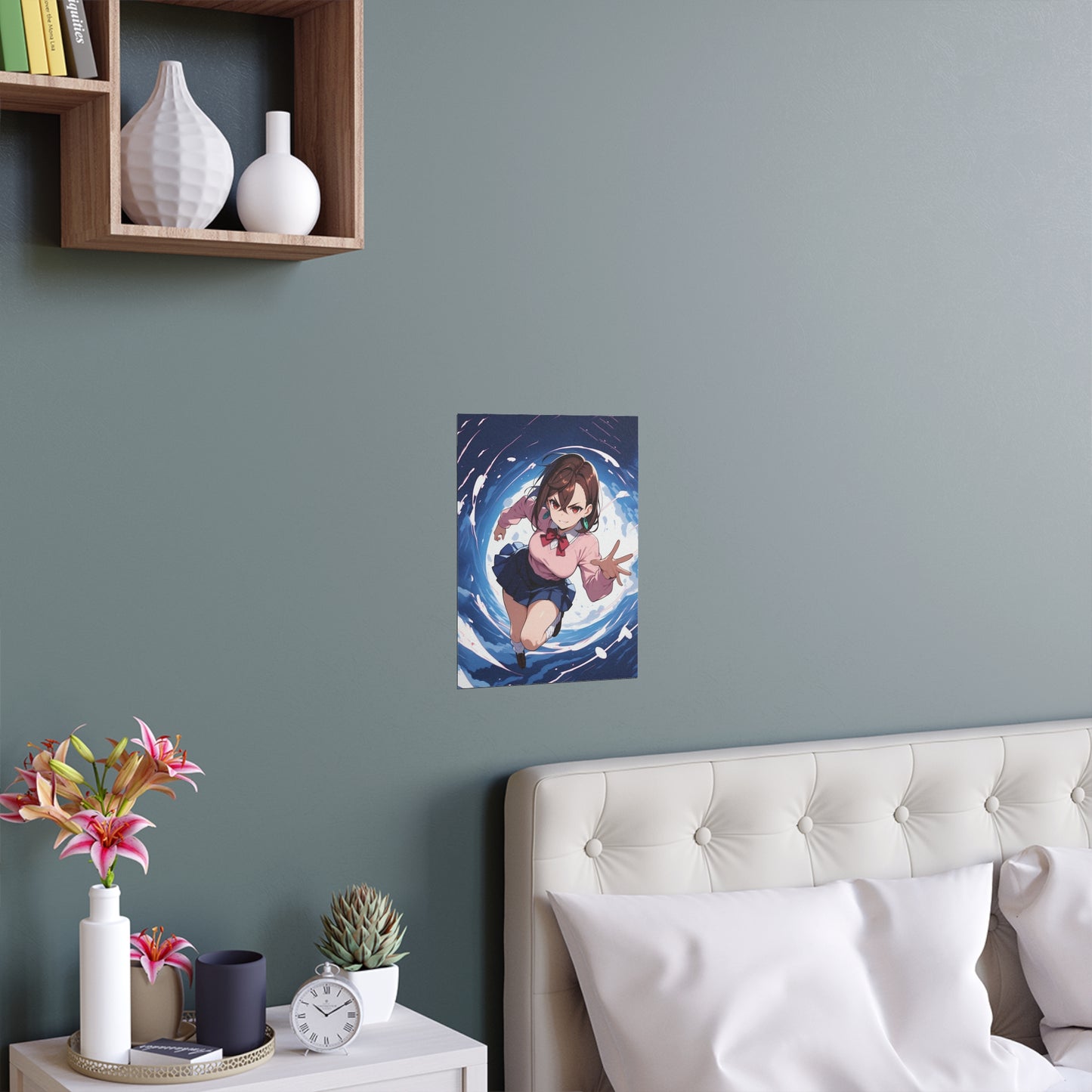 Momo Ayase - DanDaDan - Indoor and Outdoor Silk Posters
