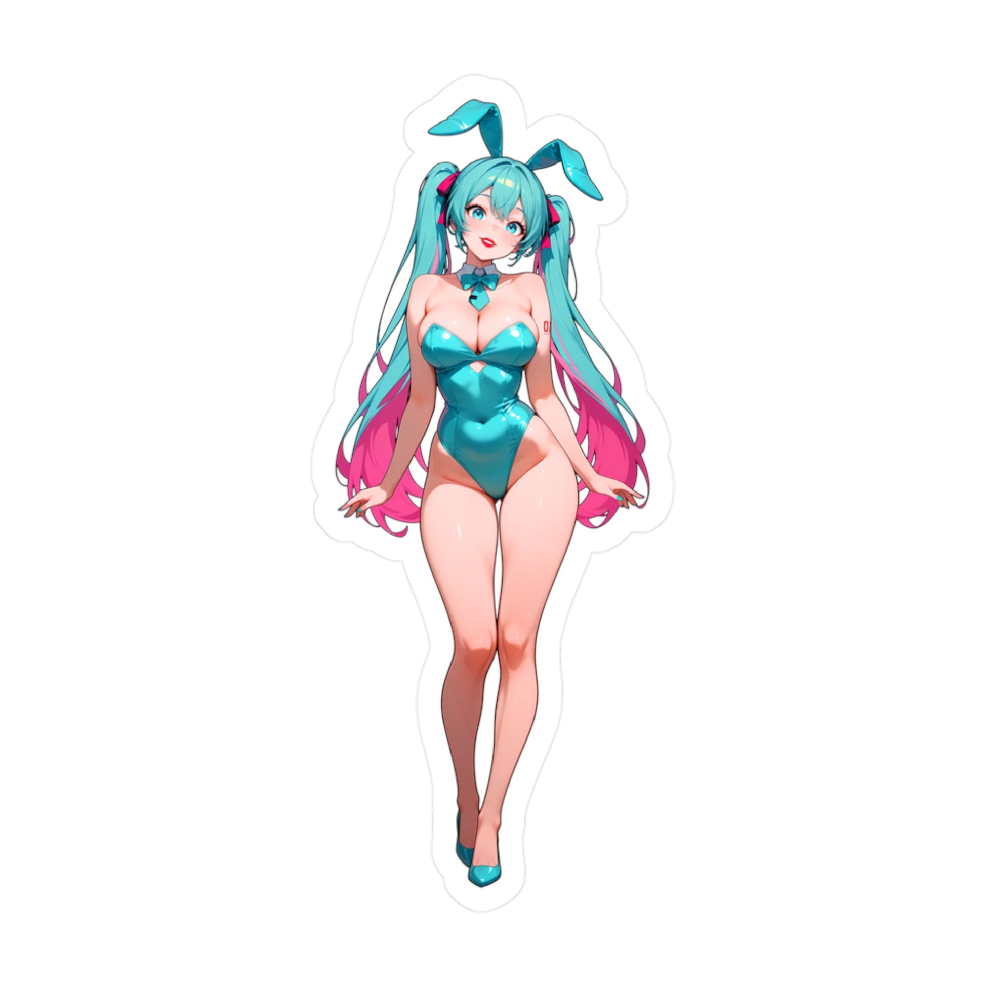 Bunny Girl-Hatsune001  Vinyl Sticker - Kiss-Cut Vinyl Decals - AdehnoryGifts