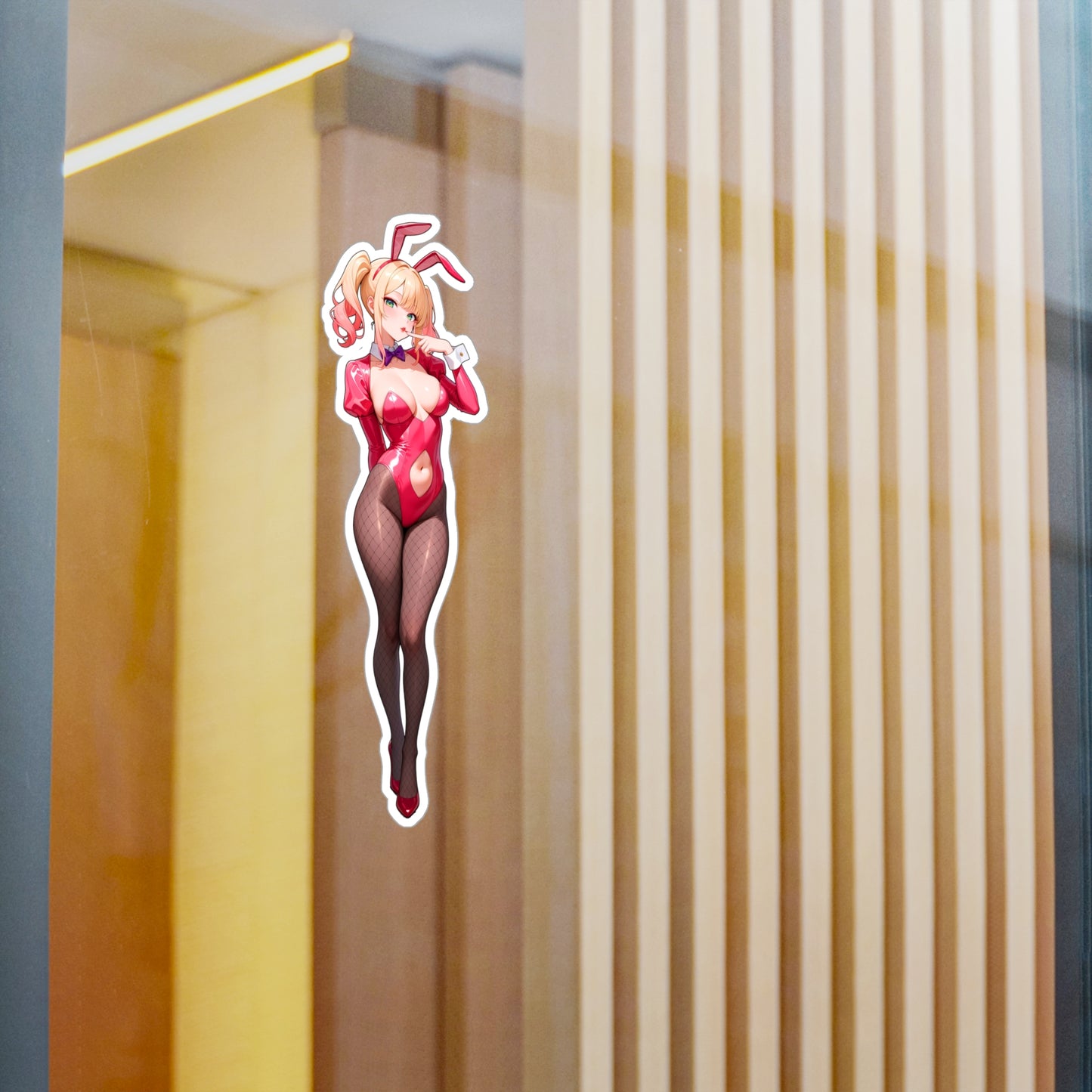 Bunny Girl-002  Vinyl Sticker - Kiss-Cut Vinyl Decals - AdehnoryGifts