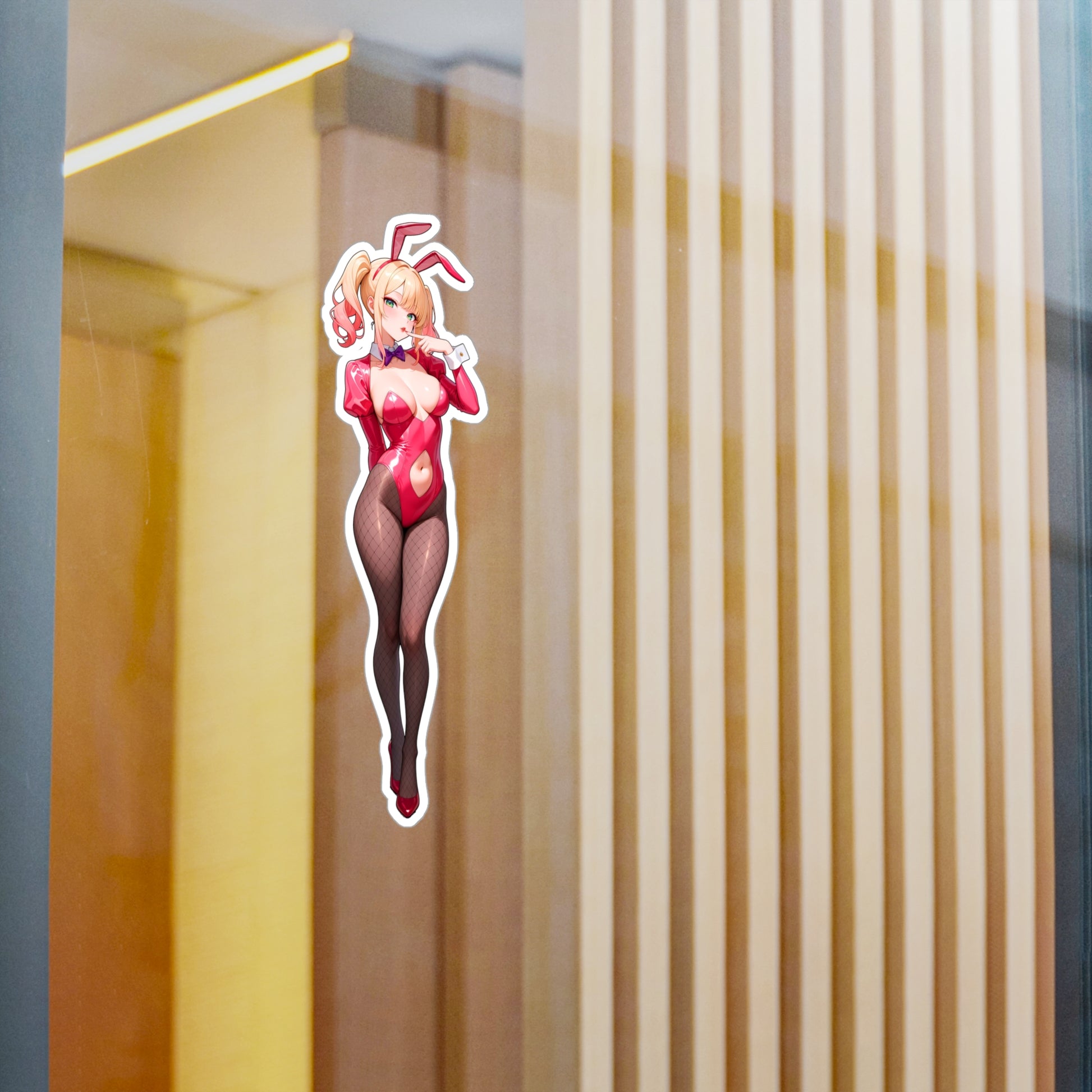 Bunny Girl-002  Vinyl Sticker - Kiss-Cut Vinyl Decals - AdehnoryGifts