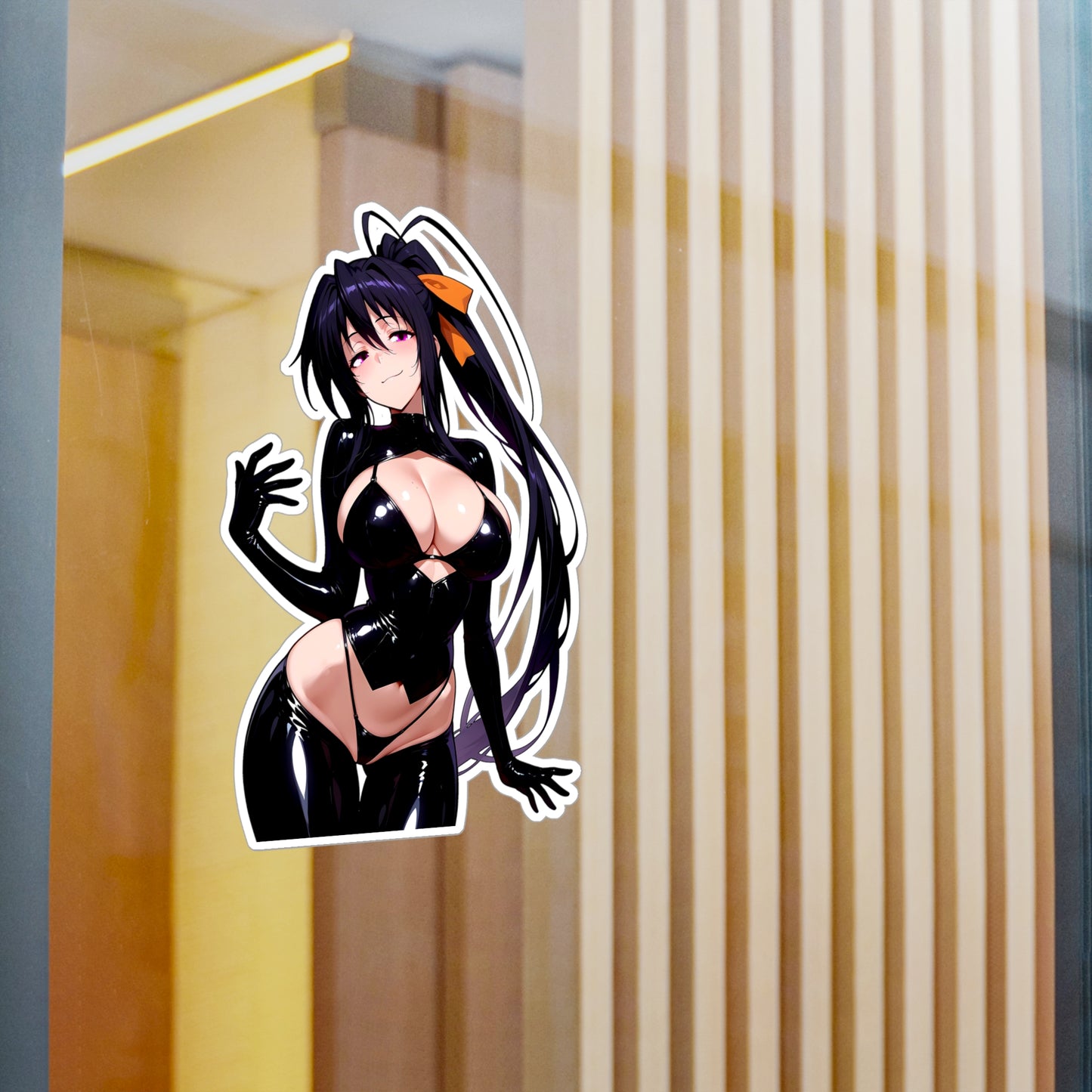 Akeno001a - Anime Waifu DieCut Stickers