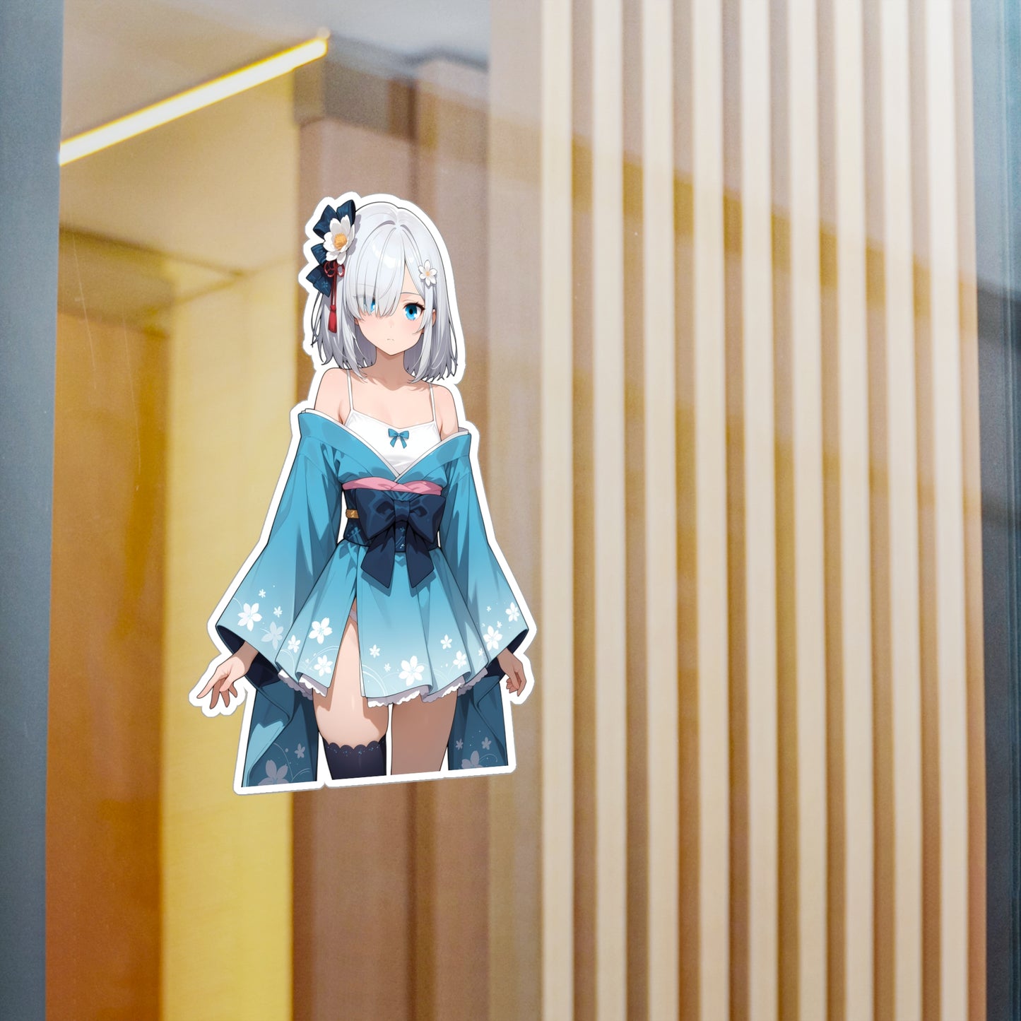 Ren Isuzu001 - Anime Waifu DieCut Stickers