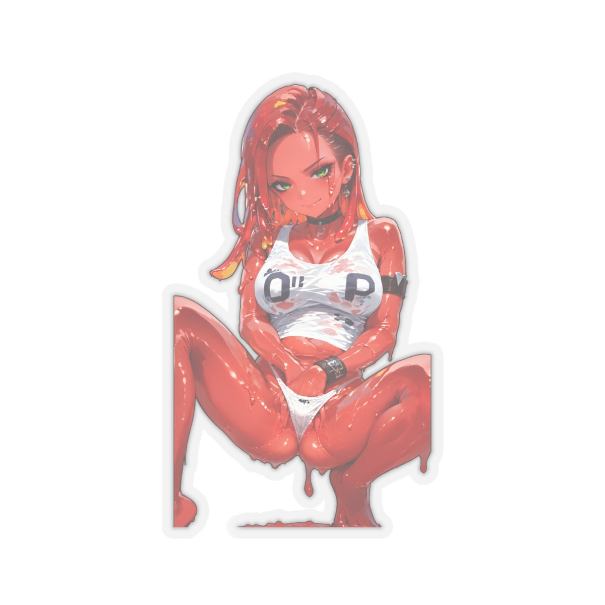Window Decals045 - Slime Girl030 - Kiss-Cut Stickers