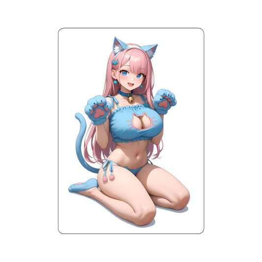 Anime Neko Girl Stickers-1245 - Kiss-Cut Stickers