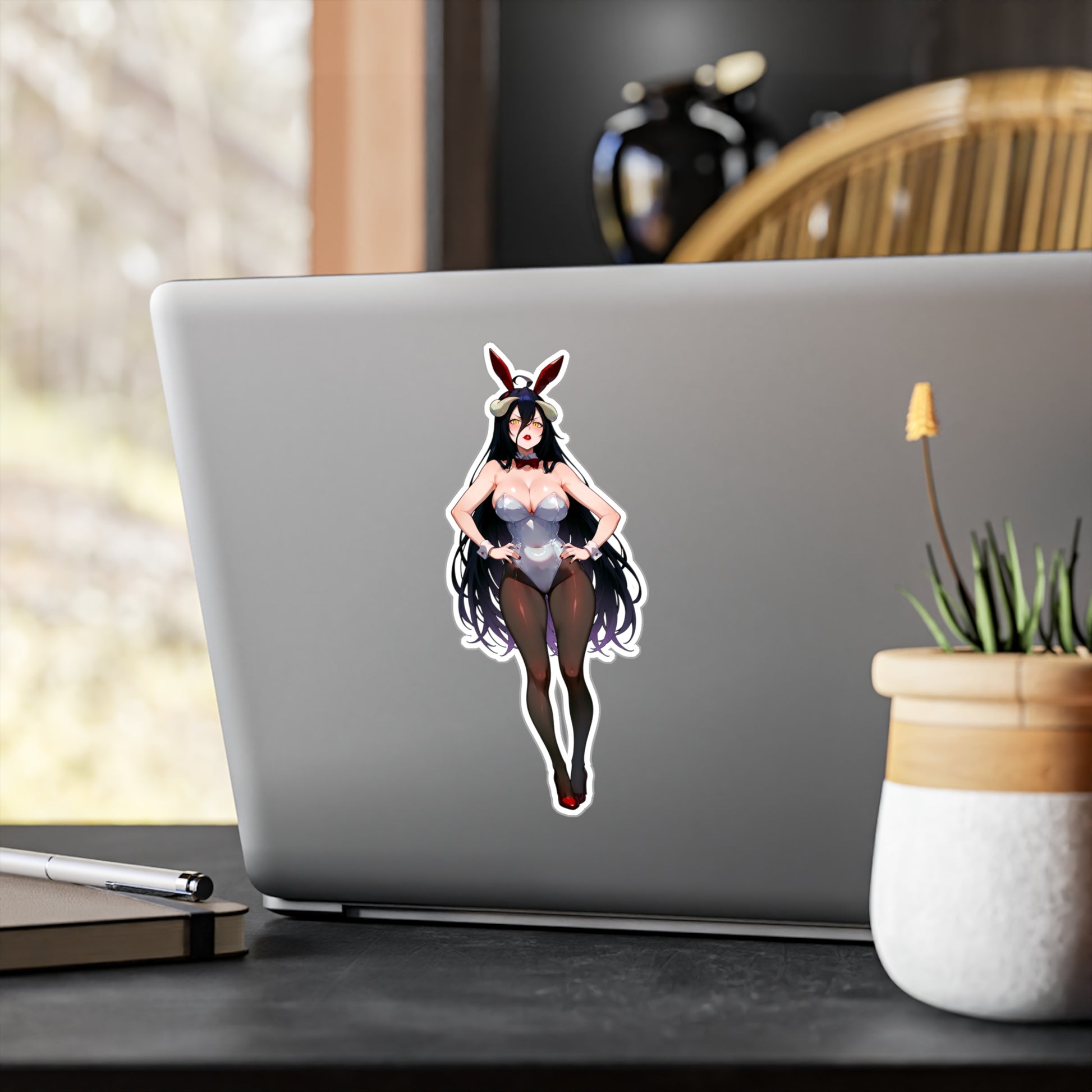 Bunny Girl-Albedo002  Vinyl Sticker - Kiss-Cut Vinyl Decals - AdehnoryGifts