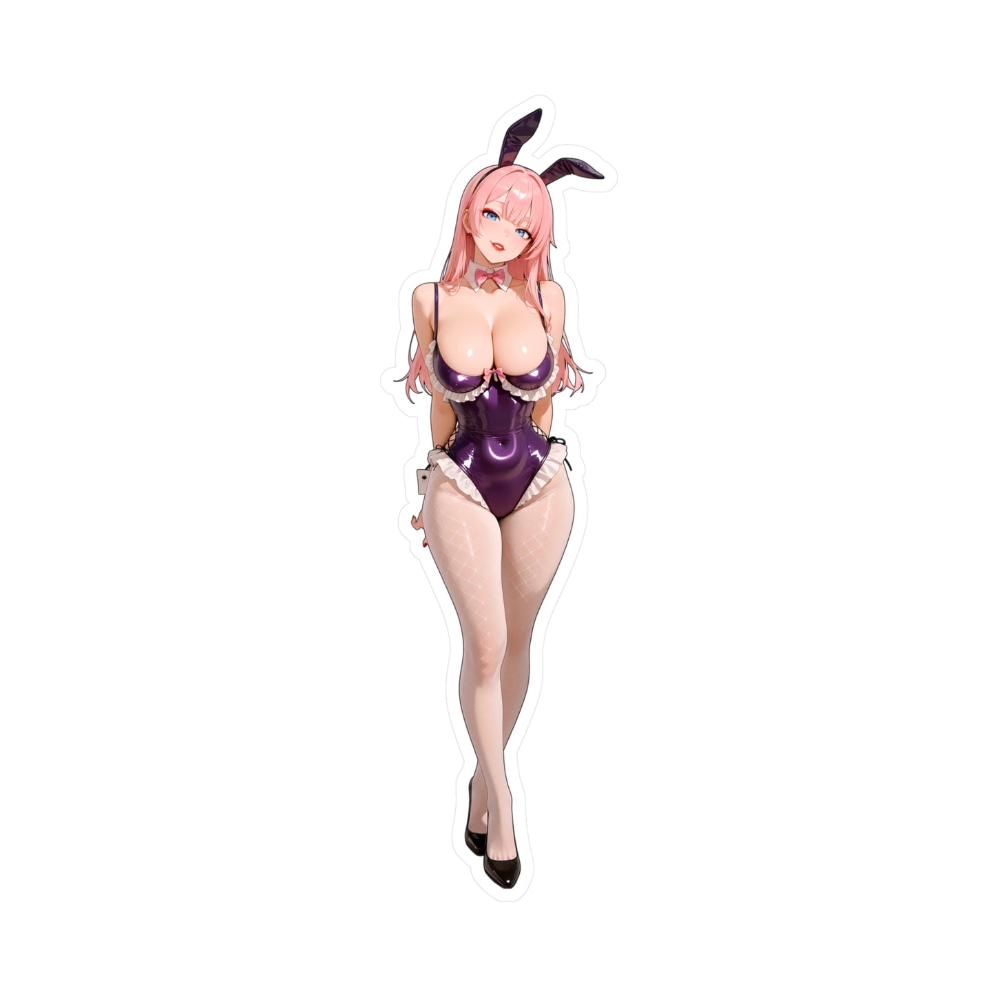Bunny Girl-003  Vinyl Sticker - Kiss-Cut Vinyl Decals - AdehnoryGifts
