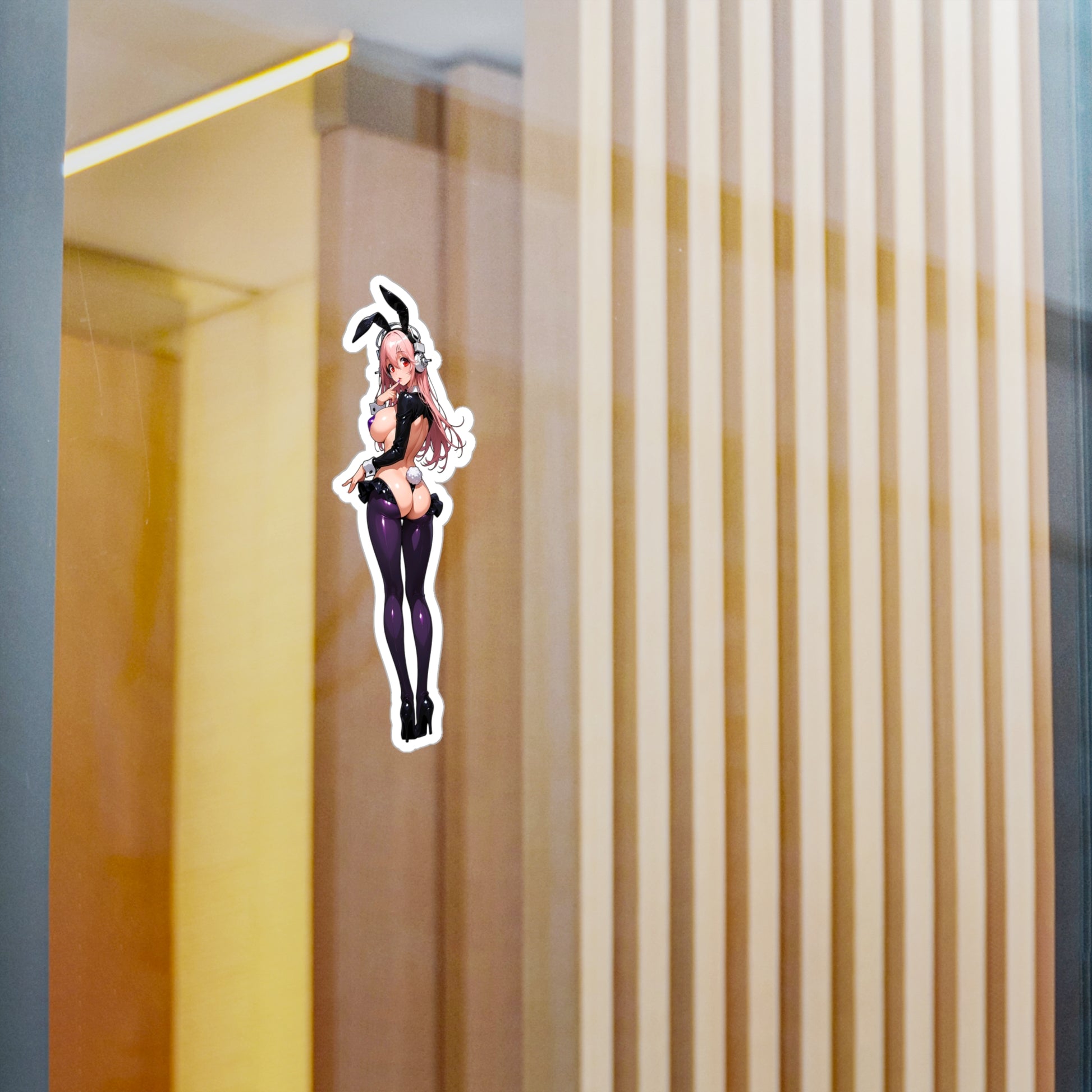 Bunny Girl-Super Sonico003  Vinyl Sticker - Kiss-Cut Vinyl Decals - AdehnoryGifts