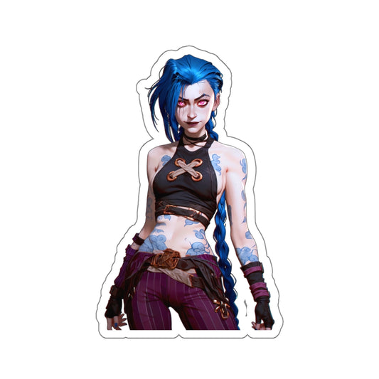 Window Decals - Jinx - Arcane010 - Kiss-Cut Stickers