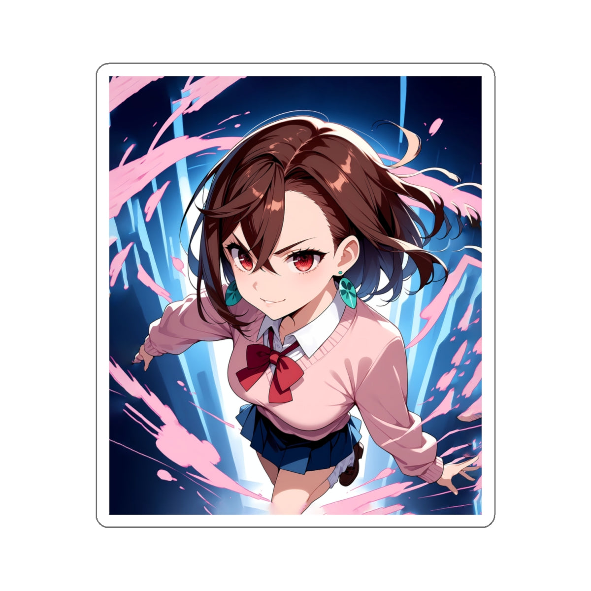 Momo Ayase - Anime Stickers-1178 - Kiss-Cut Stickers