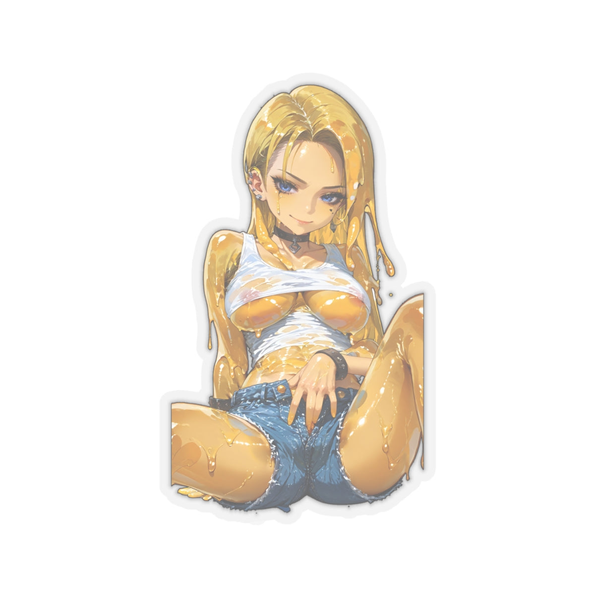 Window Decals041 - Slime Girl026 - Kiss-Cut Stickers